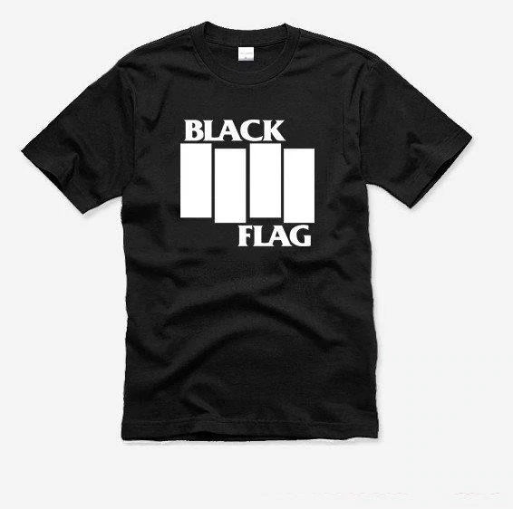 BLACK FLAG- Logo- BLACK - T-Shirt